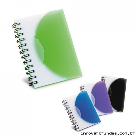 Caderno PP semi-rgido