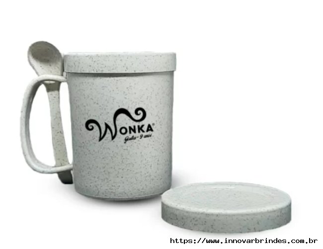 Caneca Trmica Fibra de Arroz